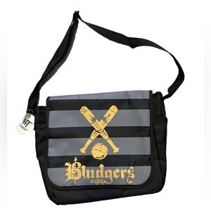 Harry Potter Hot Topic Messenger Bag Gryffindor Bludgers Quidditch New - NWD